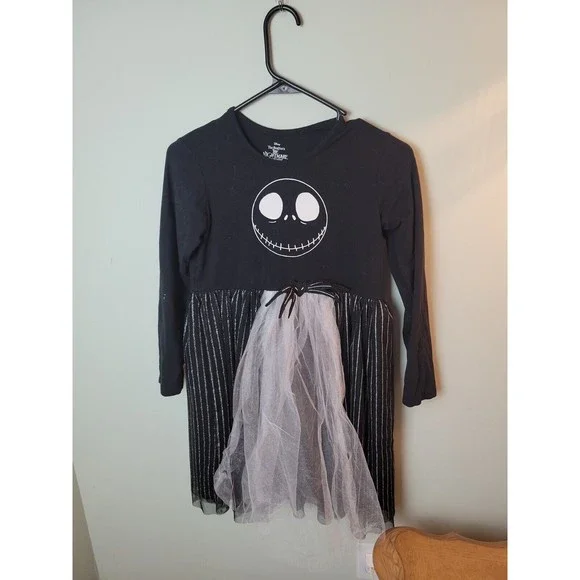 Disney | Dresses | Nightmare Before Christmas Jack Skellington Girls Dress  | Poshmark